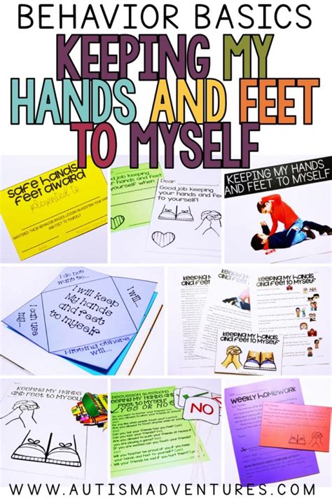 Keeping My Hands And Feet To Myself Behavior Basics Autism Adventures