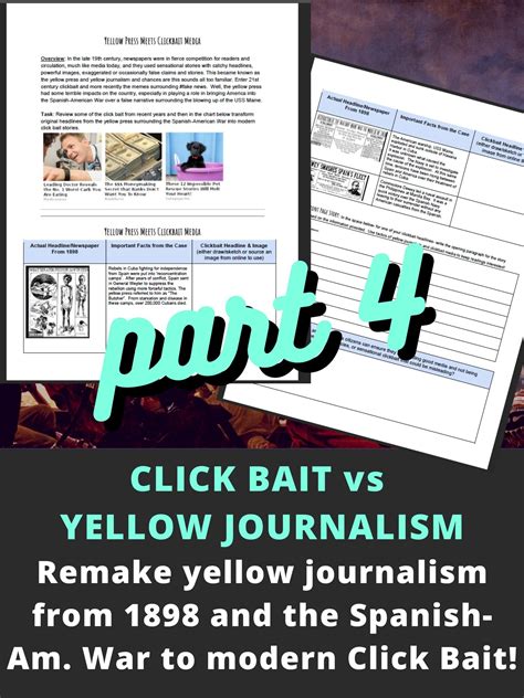 🇺🇸 ️📚 Yellow Journalism and the Spanish-American War Lesson Plan
