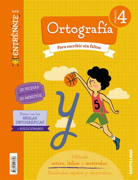 Cuaderno Ortografia Serie Entrenate 4 Primaria Varios Autores