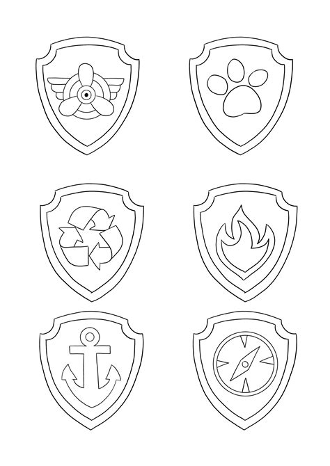 Here S Unique Stock Of Paw Patrol Badges Coloring Page With Some The