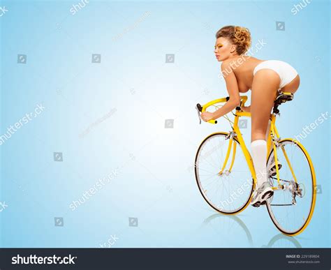 Retro Photo Nude Sexy Pinup Girl Foto Stok Shutterstock