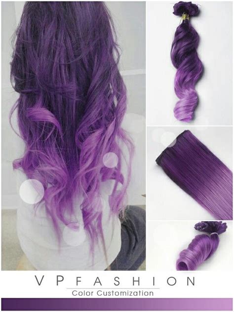 Pin by Natalie Michelle on Hair ideas | Colored hair extensions, Purple