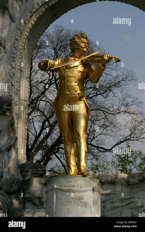 Johann Strauss Ii Memorial To The Austrian Composer Conductor And