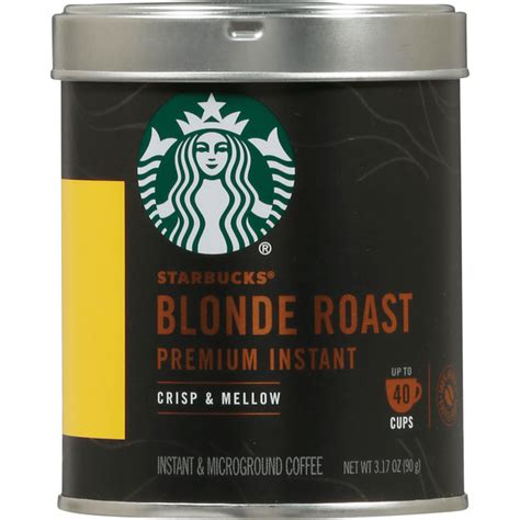 Starbucks Premium Blonde Roast Instant Coffee 317 Oz Delivery Or
