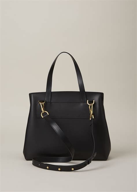 Discover the beautiful craft behind our new square toe ballerina. Lyst - Mansur Gavriel Black/flamma Mini Lady Bag in Black