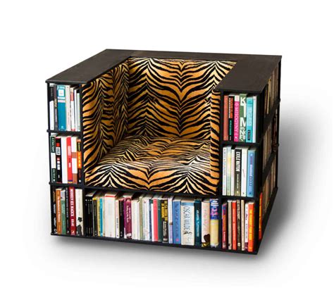Book center holds books and materials on four sides! Luxury Club Library Bookcase Chair by Alexander Love ...