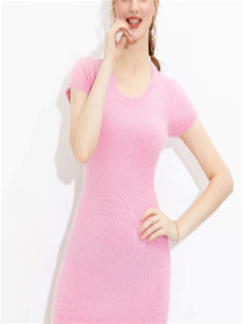 Buy Urbanic Pink Bodycon Mini Dress Dresses For Women 18500538 Myntra