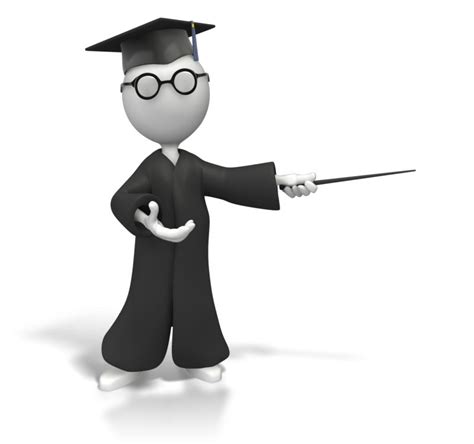 Professor With Pointer Display Great PowerPoint ClipArt For Presentations PresenterMedia Com