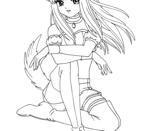 Cool Anime Coloring Pages At Free Printable