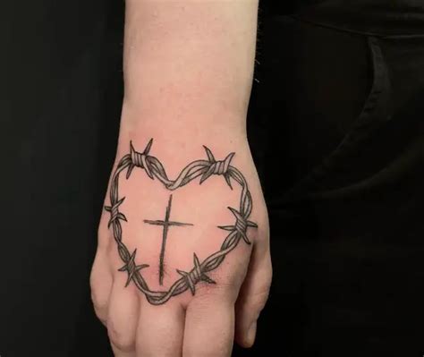 20 Heart Cross Tattoo Designs And Meaning Tattoo Twist