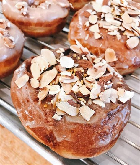 Pollen Honey Glazed Bee Hive Donuts At Grizzbys Biscuits And Donuts In