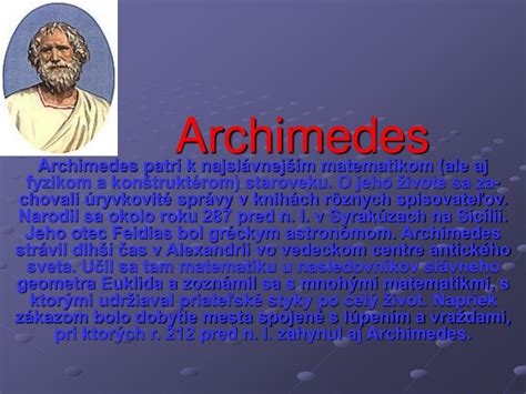 Ppt Archimedes Powerpoint Presentation Free Download Id4561493
