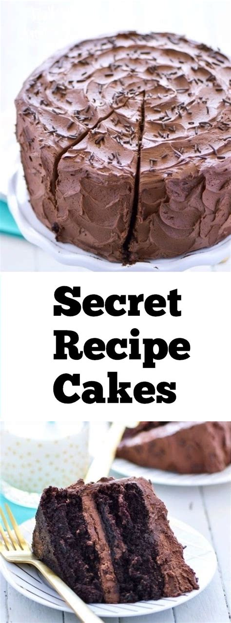 Run the knife inside the sides of the cake tin, tip the cake onto a wire cooling rack and leave for 2 hours or until cold. The Best Secret Recipe Cakes #secretcakes #cakes #desserts ...