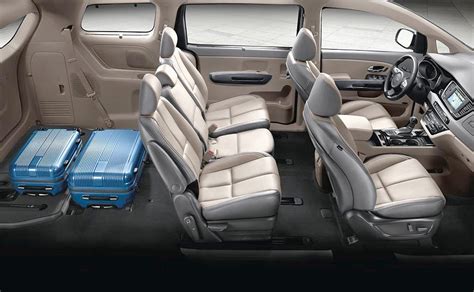 While the dodge grand caravan has its slick stow 'n go seats and attractive pricing, the van's overall quality pales in comparison to the kia's. 2016 Kia Sedona Lounge Seating and Slide-N-Stow Seats