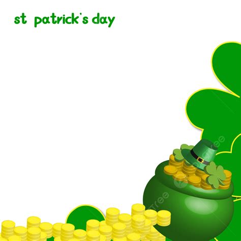 Saint Patrick Day Vector Png Images Saint Patrick S Day With Green