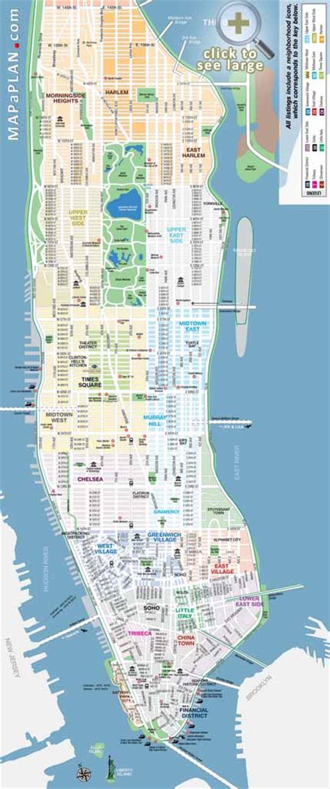 Maps Of New York Top Tourist Attractions Free Printable MapaPlan