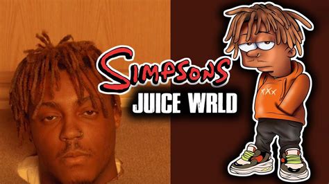 • how to draw juice wrld the simpson style. Juice WRLD - As A Simpson Character ! - YouTube