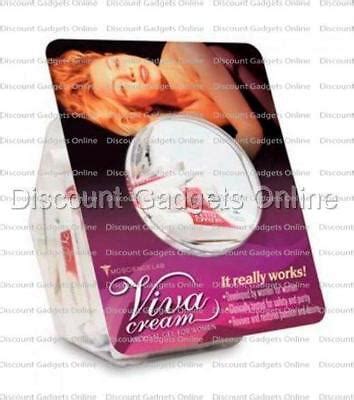Viva Cream Female Stimulating Clitoral Enhancer Gel Pleasure Lube Bowl Display Ebay