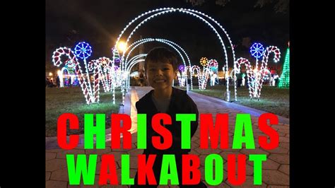 Christmas Holiday Lights Walkabout Lakeland Florida Munn Park Youtube