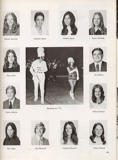 1973 Yearbook Seniors Center Line High School Memories