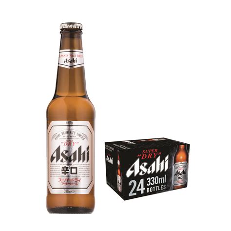 Asahi Super Dry Beer Bottles 24 X 330 Ml Multipack Bulkco