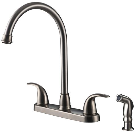 Kitchen faucet set kraususa from kitchen faucet sets. Ultra Faucets Two Handle Centerset Kitchen Faucet with ...