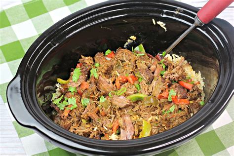 Delicious Slow Cooker Cuban Ropa Vieja Dinner Recipe