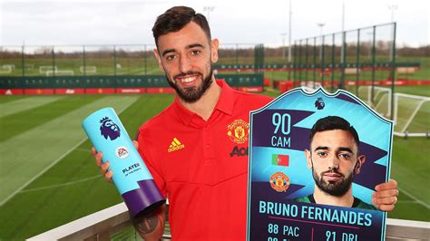 Fernandes Wins Premier League Player Of The Month Award After