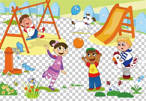 Lista de juegos tradicionales de quito (región sierra) y como se juegan. Cuatro niños jugando en la ilustración del patio de recreo ...