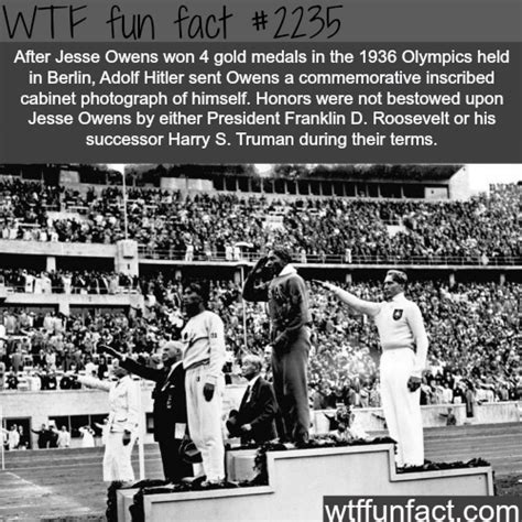 Jesse Owens And Hitler Wtf Fun Facts