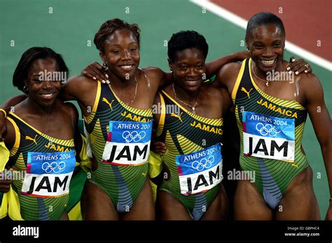 Athletics Athens Olympic Games 2004 Womens 4x100m Relay Final