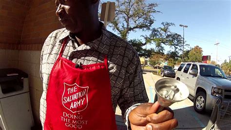 Salvation Army Bell Ringer Carl Luckett Has The Spirit To Get You To Give