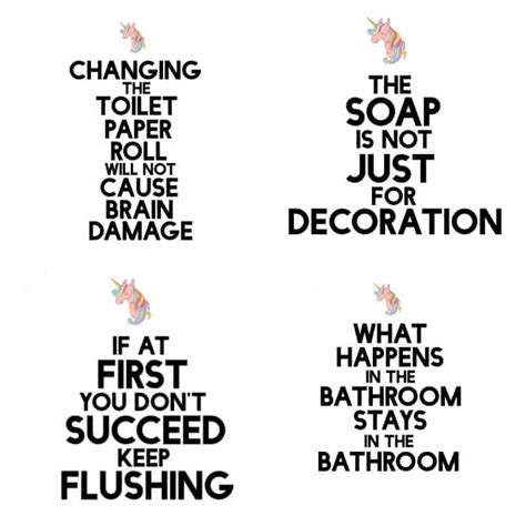 Save money and time with printjoy free printables! Funny {but true} DIY Bathroom Art {Free Printable} - Nerdy ...