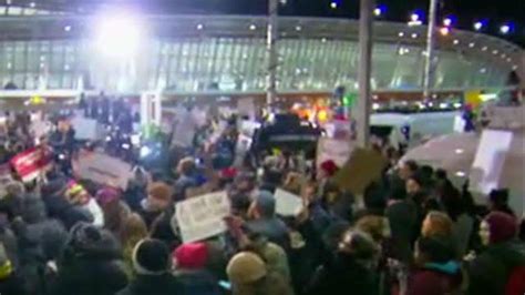 Protests Continue To Grow Outside Of Jfk Airport On Air Videos Fox News