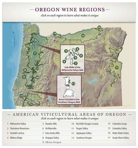 Maps Oregon Wine Regions