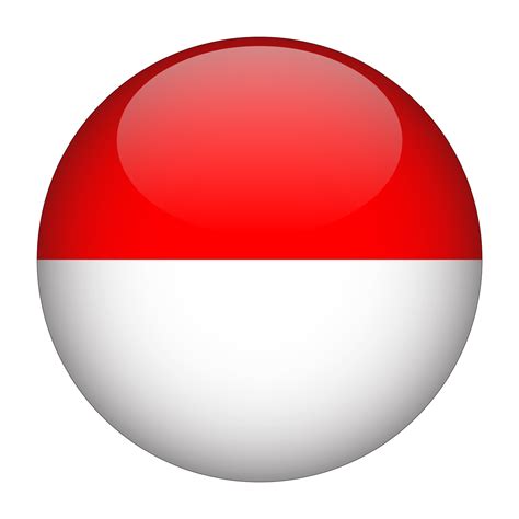 Indonesia 3d Rounded Flag With Transparent Background 15272227 Png