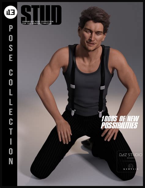 I13 Stud Pose Collection For The Genesis 3 Males Daz 3d