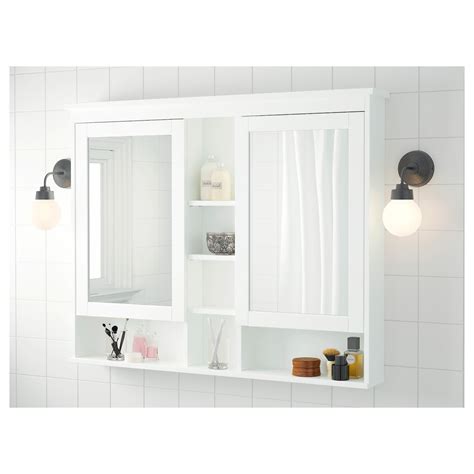 Hemnes Mirror Cabinet With 2 Doors White Ikea