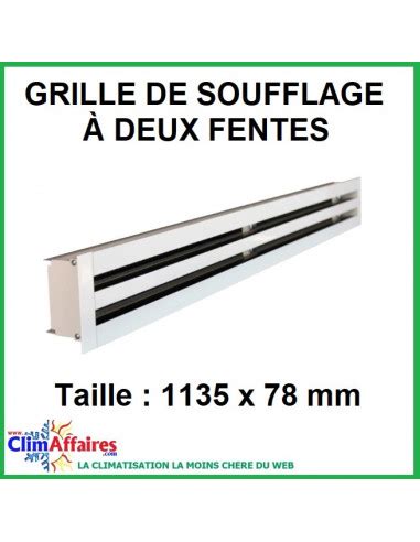 Gainable Grille De Soufflage Lin Aire Fentes X Mm Agip
