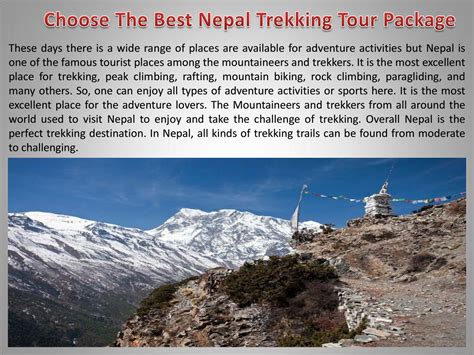Choose The Best Nepal Trekking Tour Package By Welcome Nepal Treks Issuu