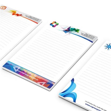 A5 Full Colour Custom Printed Notepad Business Advertising Stationary