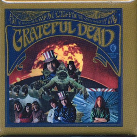 Grateful Dead First Album Square Button Grateful Dead Album Covers