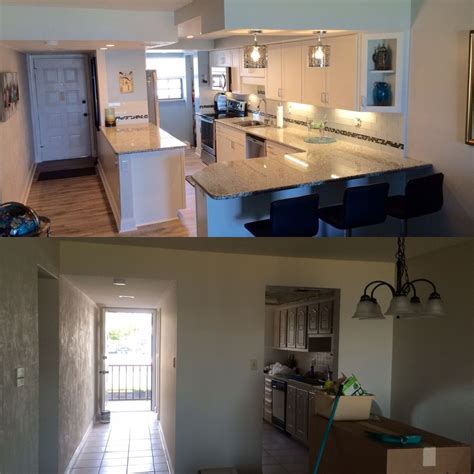 Lower Photo Is Before Upper Photo Is After Diy House Renovations