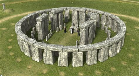 One of england's oldest mysteries, stonehenge. Stonehenge (Groot-Brittannië, bronstijd) - 3D-scène ...