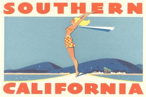 Southern California Travel Poster Posters