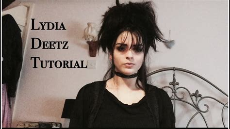 4 how to make michael keaton beetlejuice makeup? Lydia Deetz Makeup and Hair Tutorial - YouTube