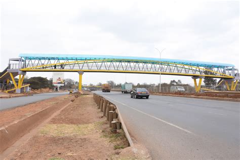 Thika Super Highway Stalled Footbridge Nears Completion Uzalendo News