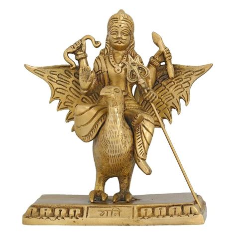 Hindu God Shani Collectible Idol For Temple Puja H 45 Inch Wt 570