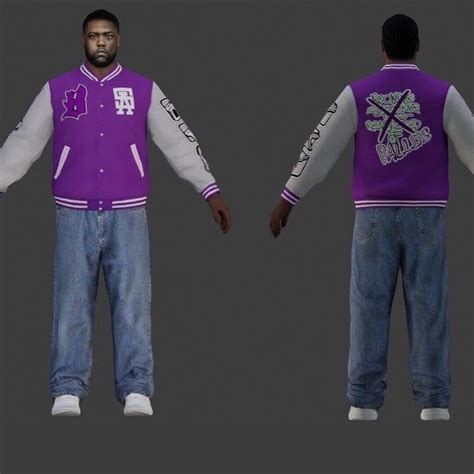 Retr Clothing Custom Gta Ballas Gang Varsity Jackets Ebay