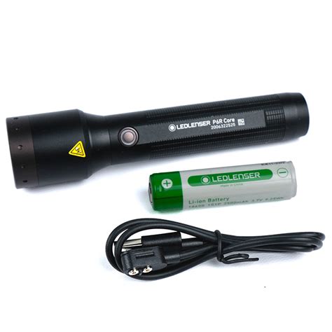 Led Lenser P6r Core Rechargeable Flashlight 900 Lumens Adjustable Focus